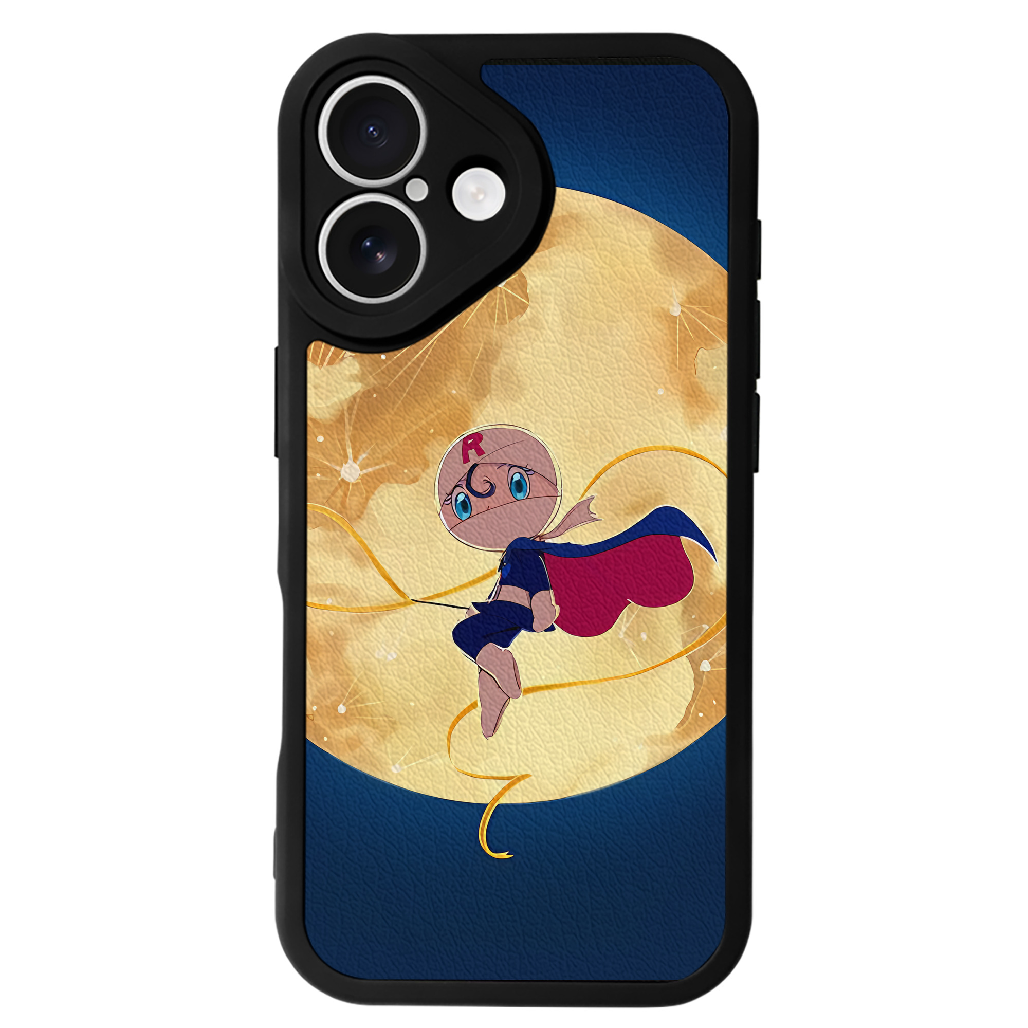 （画像用） アンパンマン Anpanman 【iPhone 16シリーズ対応】シリコンスマホケース（レザー調） 材質：シリコン